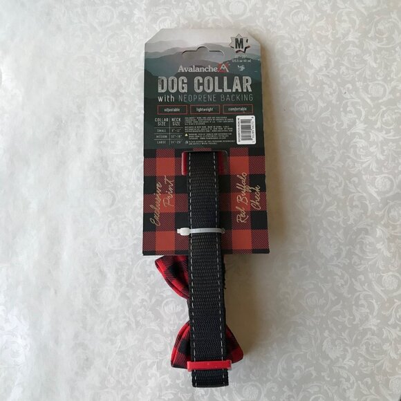 Avalanche Dog Bowtie Collar w Neoprene Backing Lightweight Size : M - Picture 3 of 3